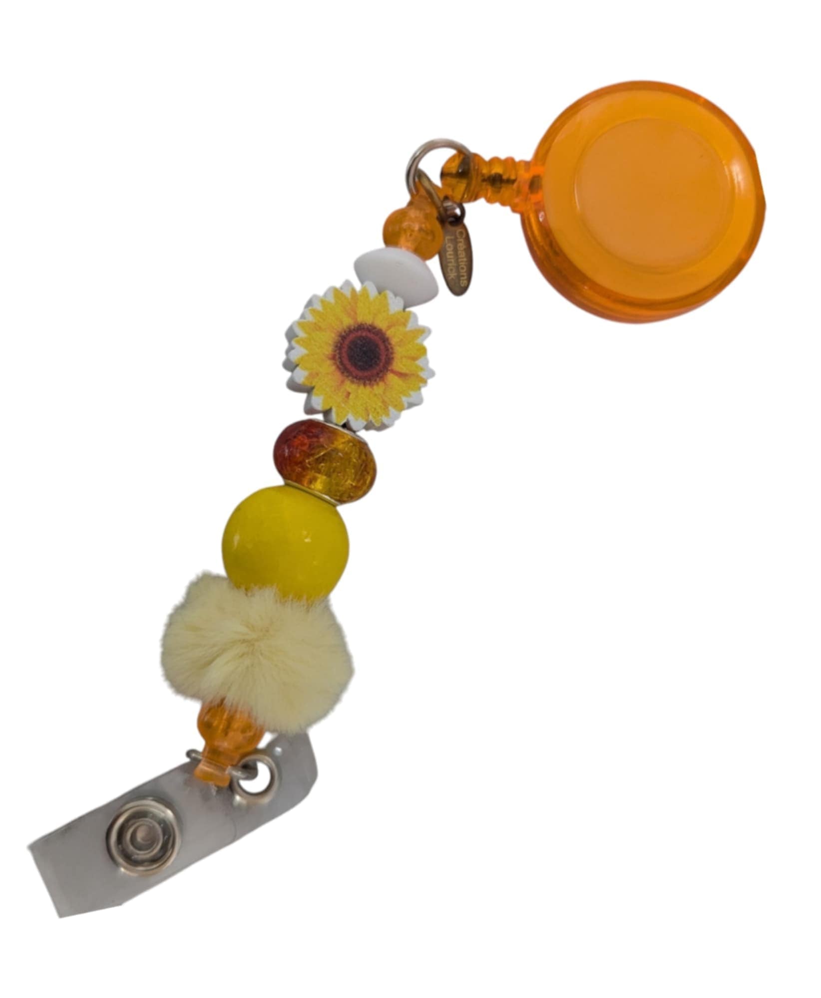 Porte badge de fantaisie / Porte clé rétractable