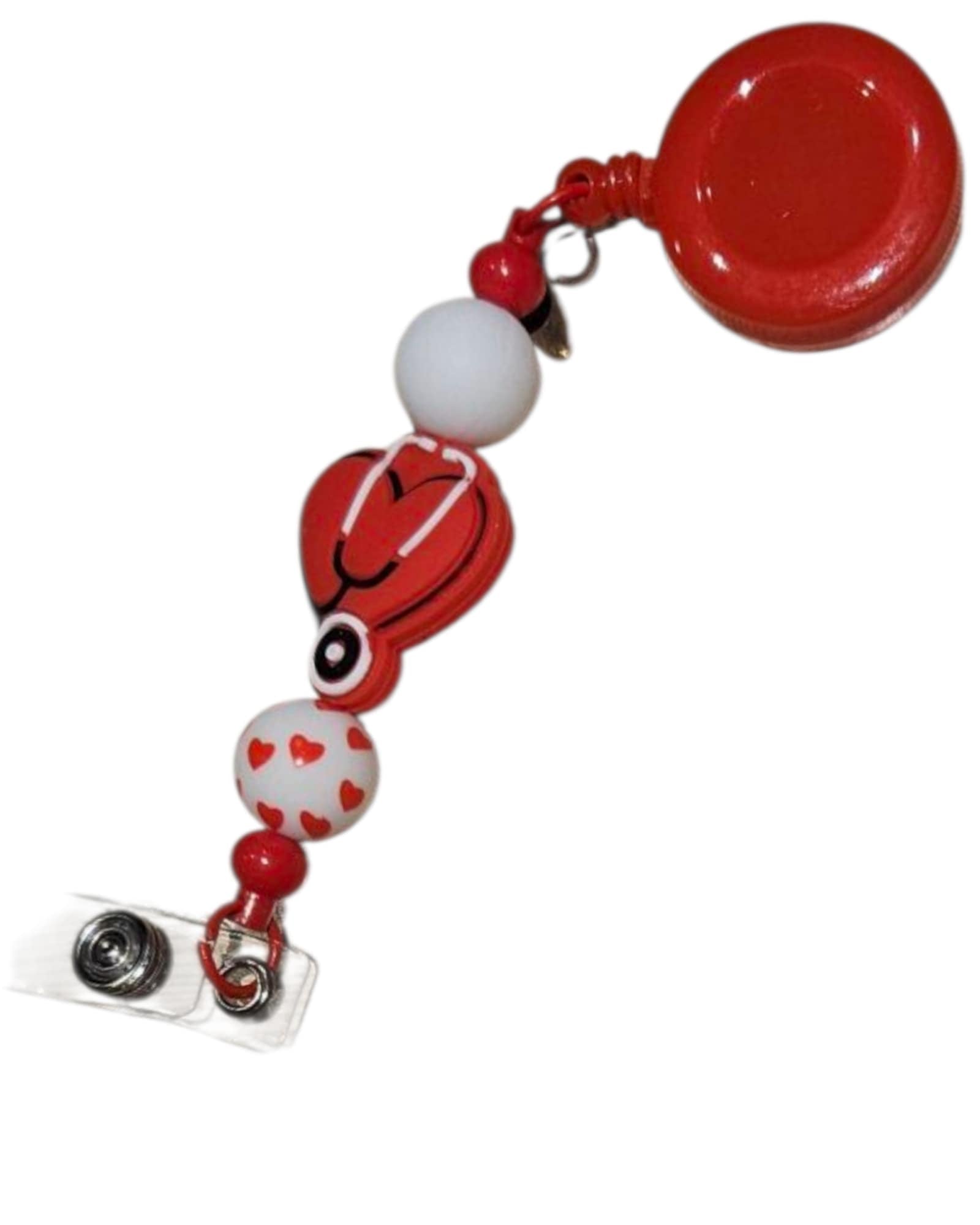 Porte badge de fantaisie / Porte clé rétractable