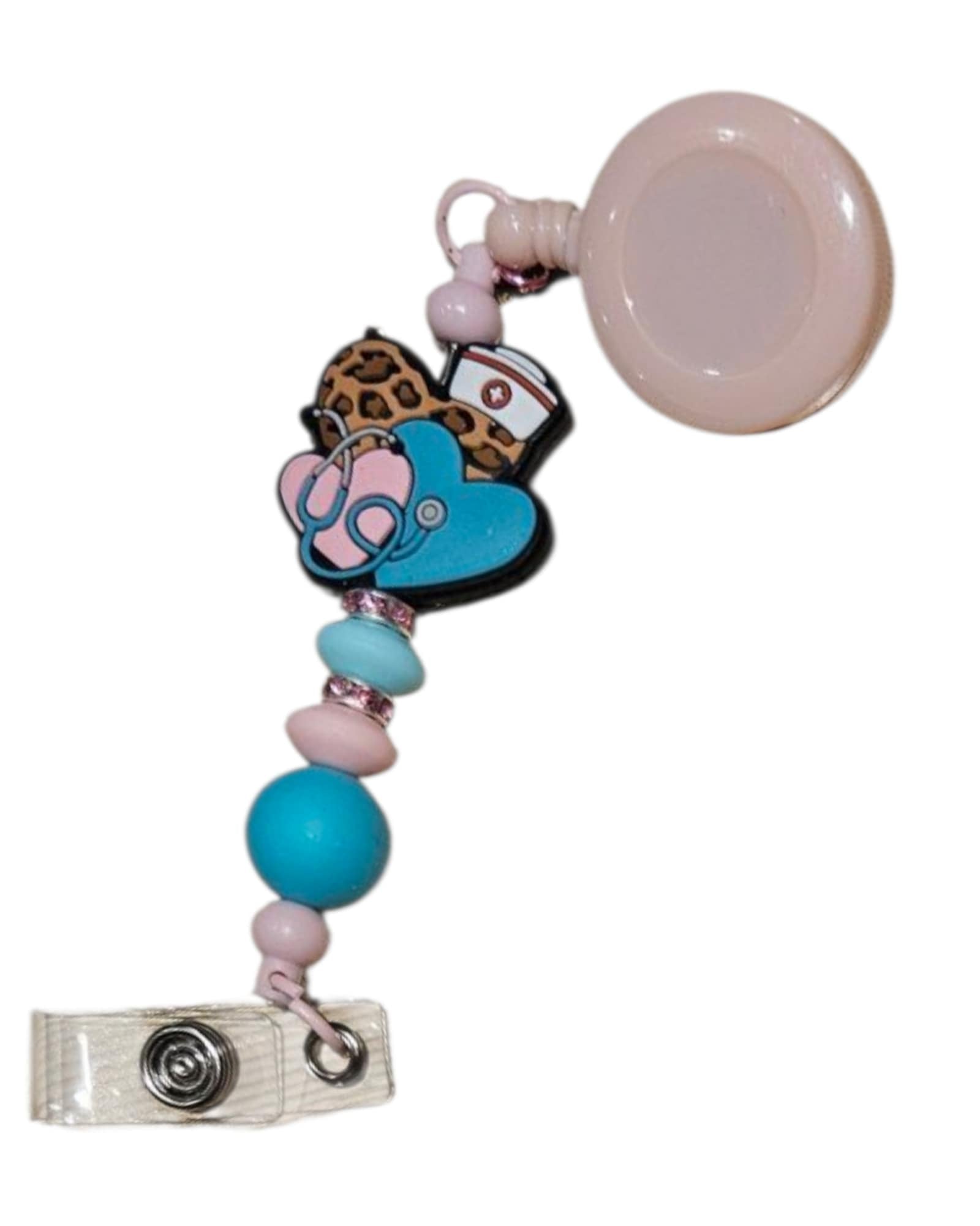 Porte badge de fantaisie / Porte clé rétractable