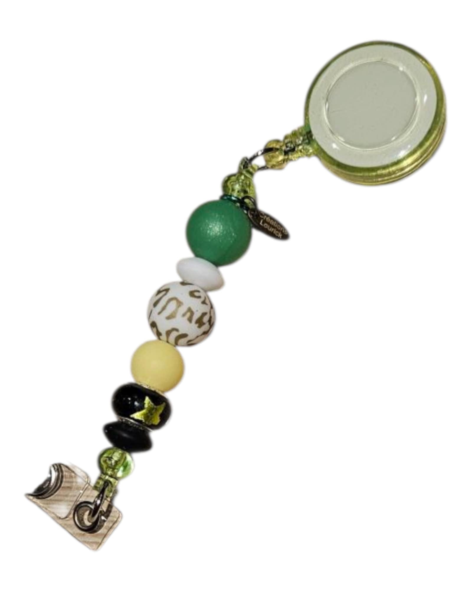 Porte badge de fantaisie / Porte clé rétractable