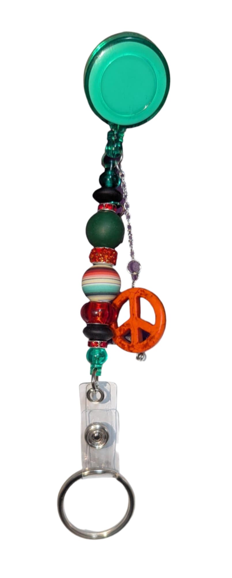 Porte badge de fantaisie / Porte clé rétractable