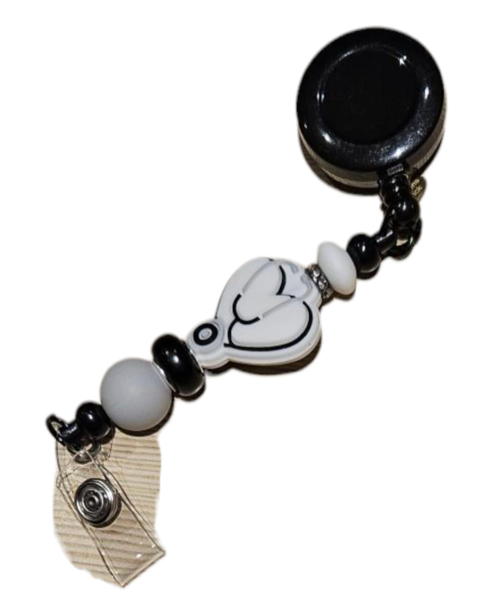 Porte badge de fantaisie / Porte clé rétractable