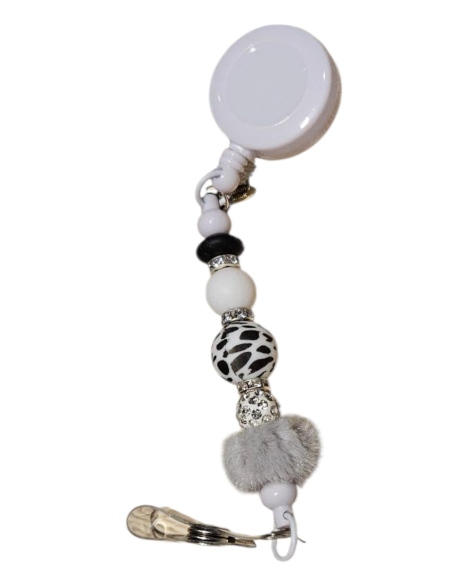 Porte badge de fantaisie / Porte clé rétractable