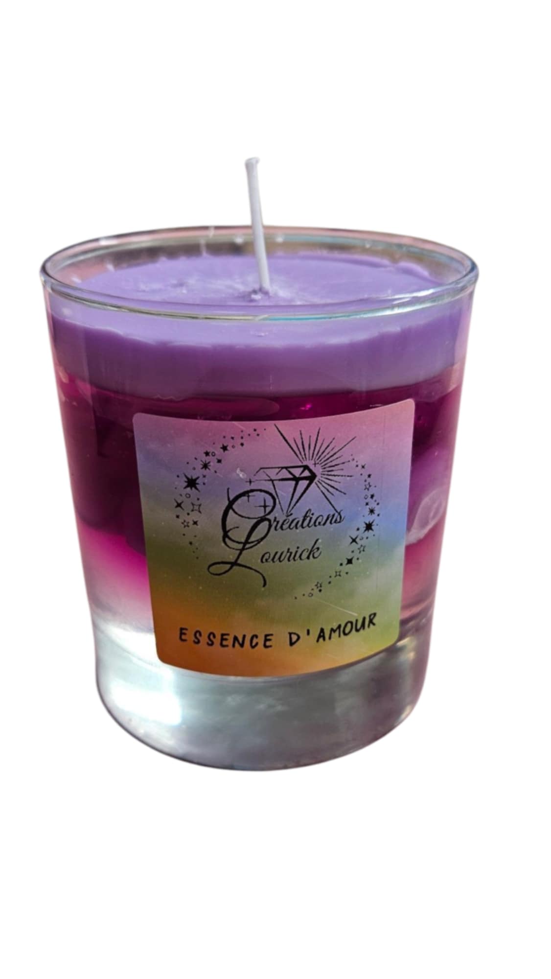 Chandelle en gelé Essence d'amour