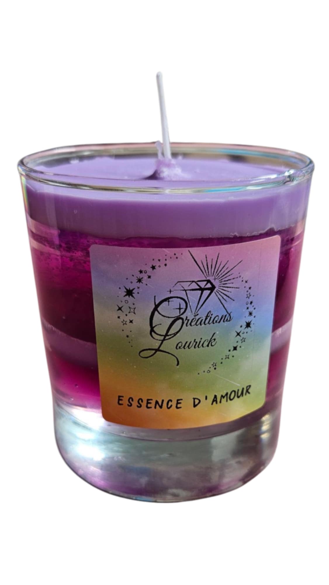 Chandelle en gelé Essence d'amour