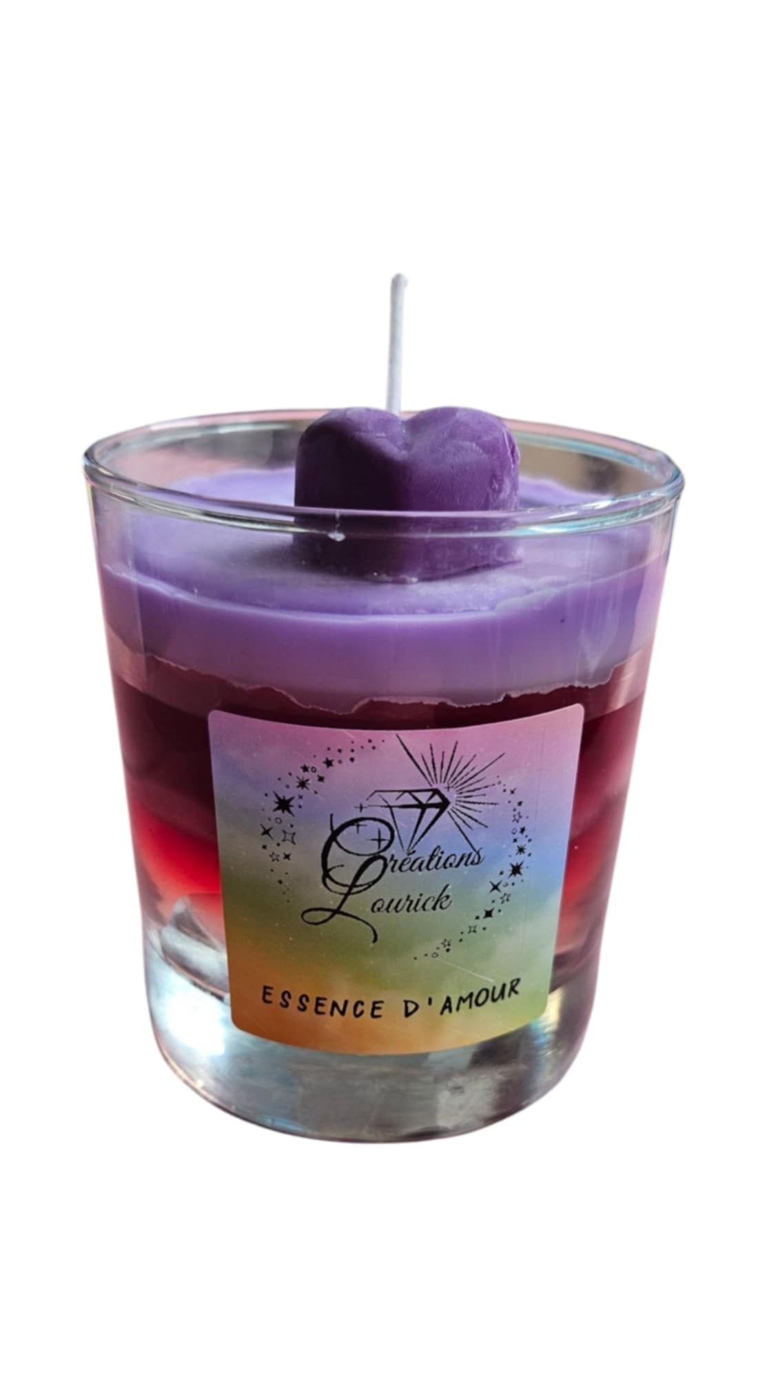 Chandelle en gelé Essence d'amour