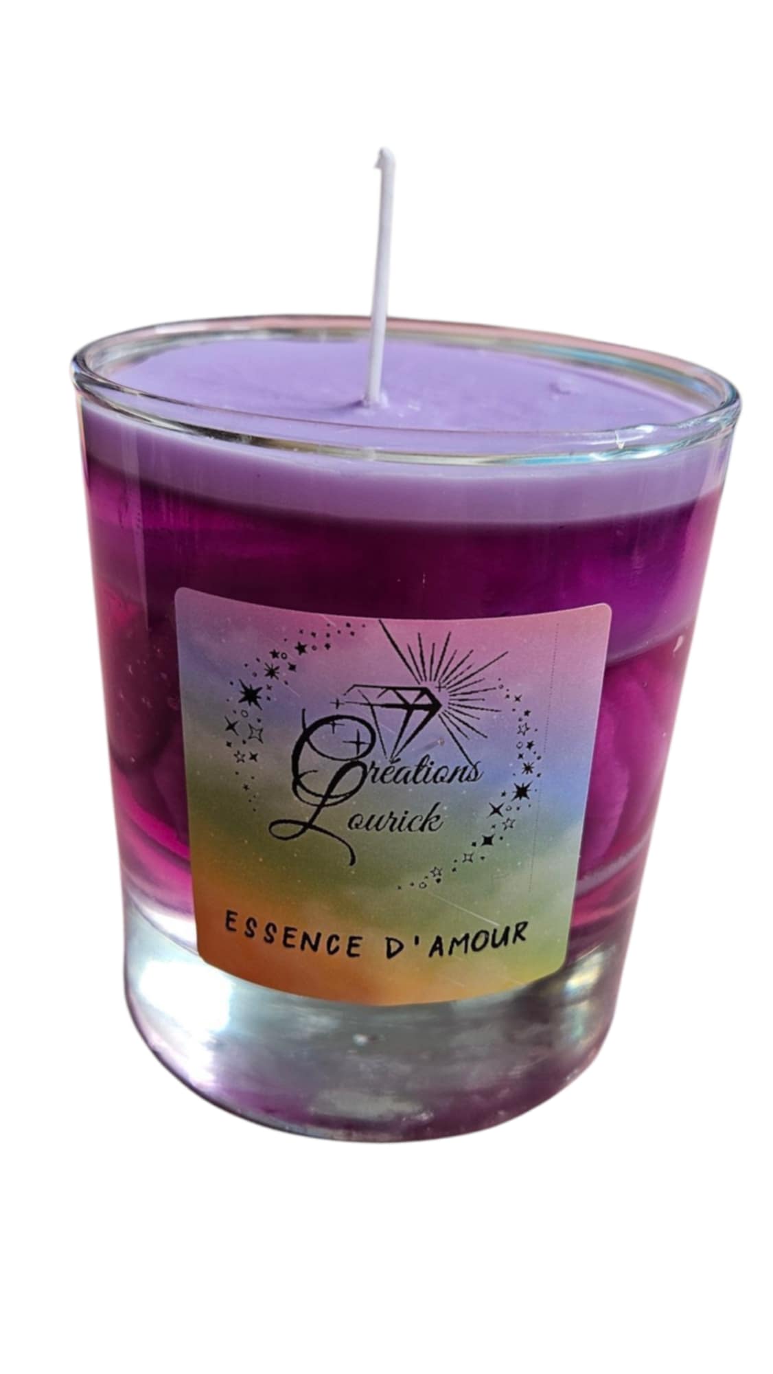 Chandelle en gelé Essence d'amour