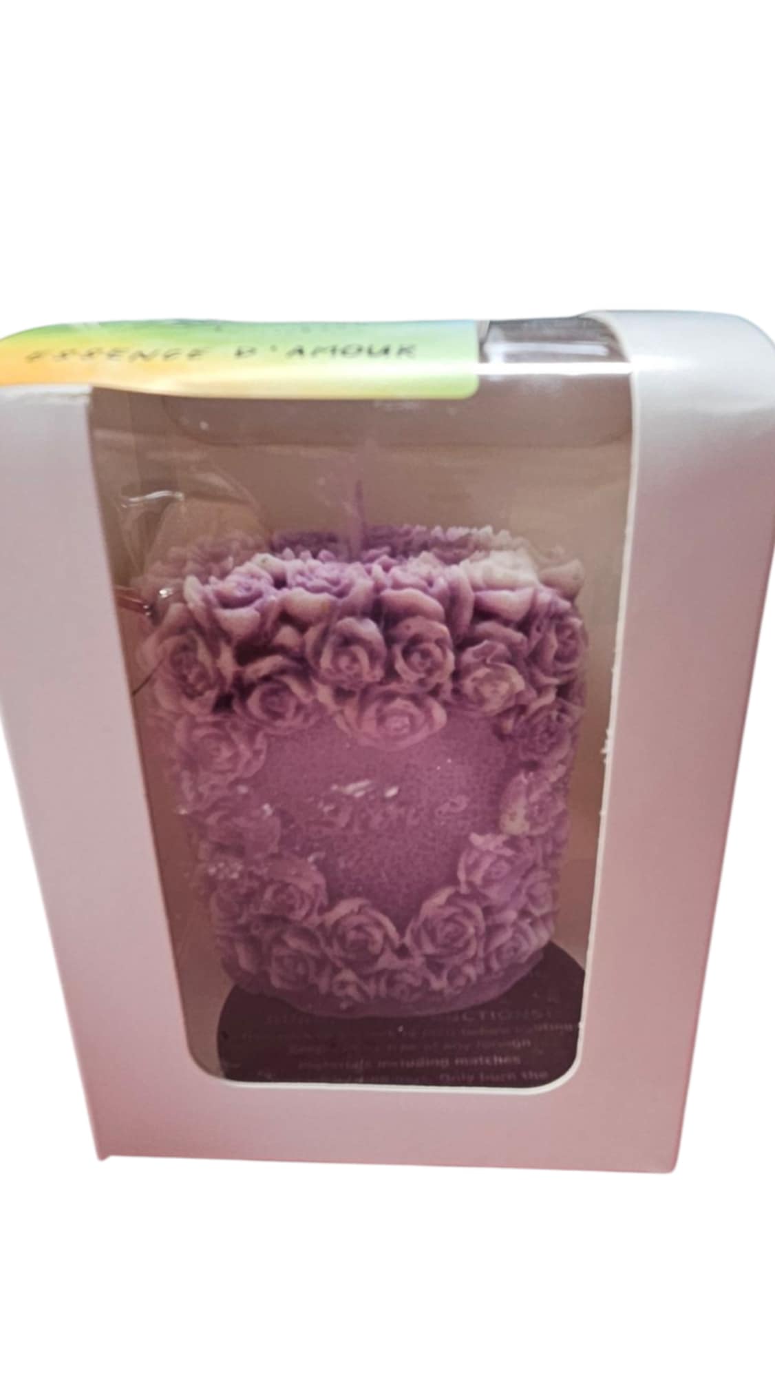 Chandelle à la fragance Essence d'amour