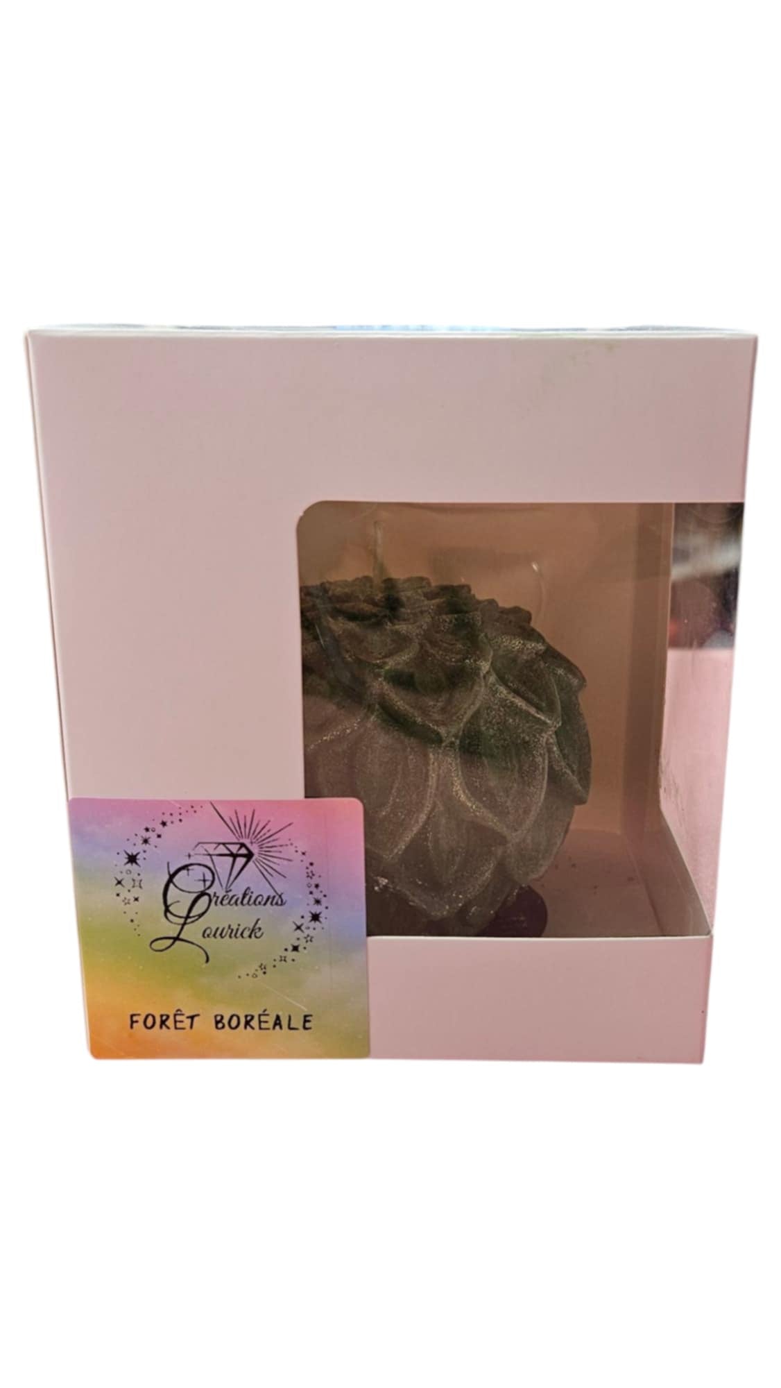 Chandelle à la fragance Foret Boréal