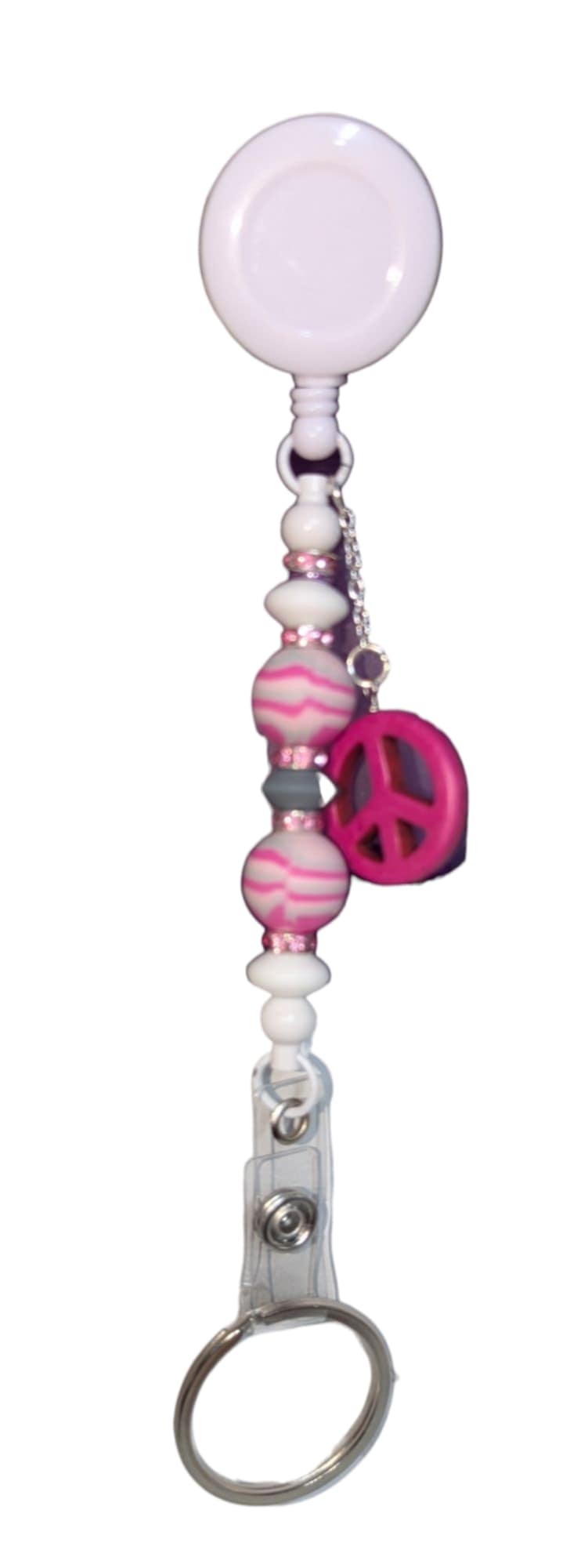 Porte badge de fantaisie / Porte clé rétractable