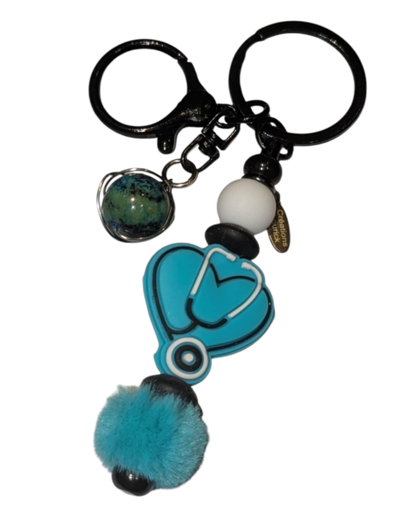 Porte badge de fantaisie / Porte clé rétractable
