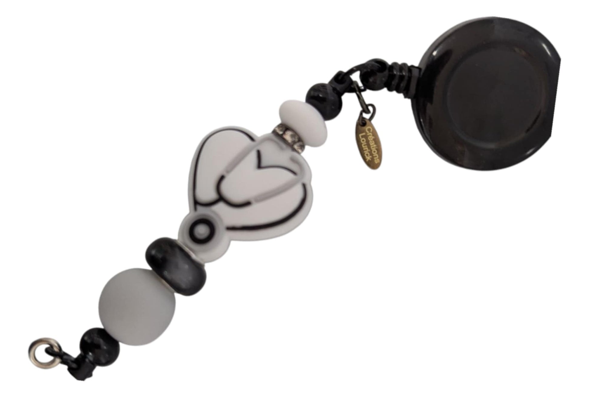 Porte badge de fantaisie / Porte clé rétractable