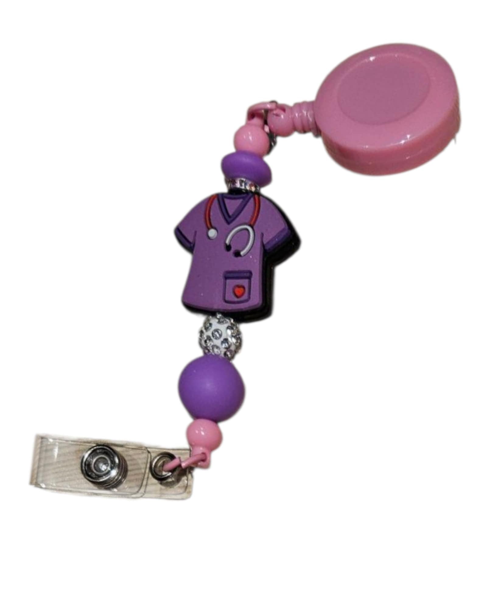 Porte badge de fantaisie / Porte clé rétractable